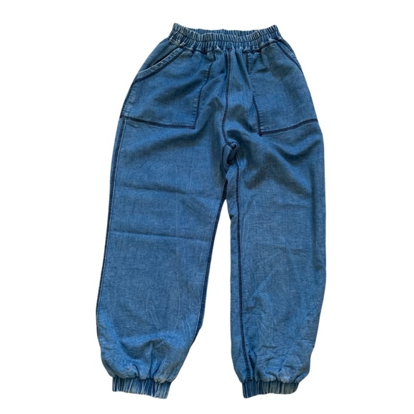 Easel Blue Denim Joggers NWOT 20$ FIRM💥 - Picture 2 of 10